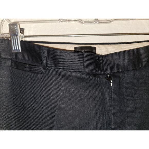 BANANA REPUBLIC Jackie Cropped Pants in True Navy Ankle Zip Size 10 EUC - Picture 2 of 11